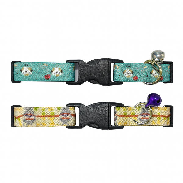 Desenli Zilli Kedi Tasması - 4