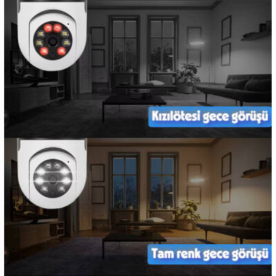 Duy Girişli Kablosuz Ampul Kamera (1)