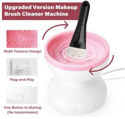 Elektrikli Makyaj Fırçası Temizleyici - 3