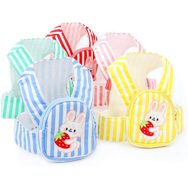 Evcil Hayvan Çantalı Göğüs Gezdirme Tasması Seti - 4