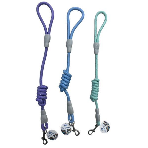 Evcil Hayvan Fitil Gezdirme Tasması 10 mm x 120 cm - 1