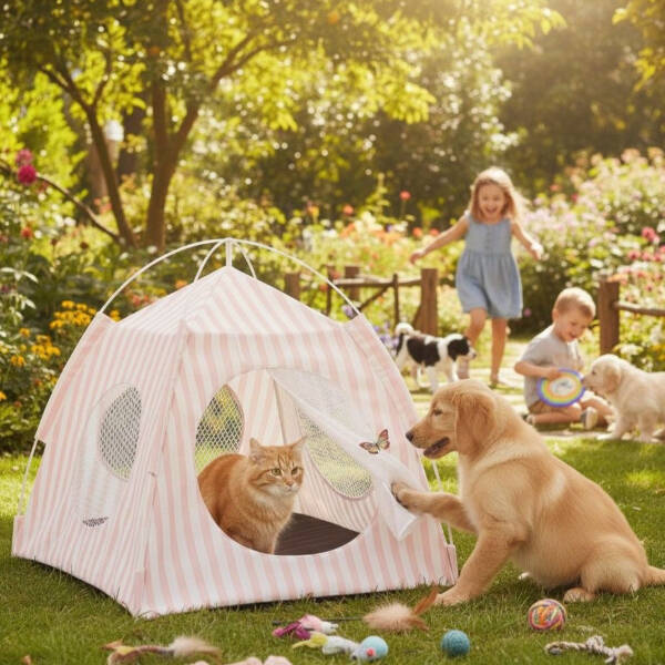 Evcil Hayvan Katlanabilir Oyun Çadırı - 5