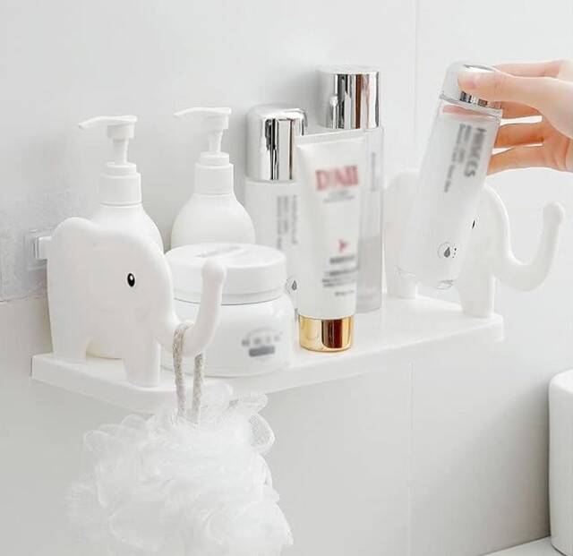 Fil Desenli Yapışkanlı Çok Amaçlı Raf - 1