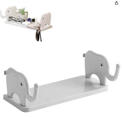 Fil Desenli Yapışkanlı Çok Amaçlı Raf - 4