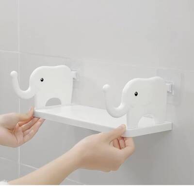 Fil Desenli Yapışkanlı Çok Amaçlı Raf - 5