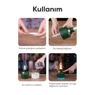 Gaz Lambası Tasarımlı Hava Nemlendirici - 3