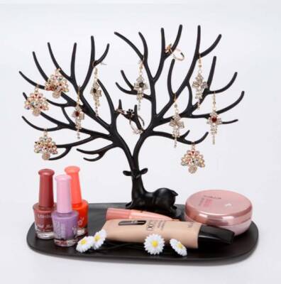 Geyik Tasarımlı Takı Standı Siyah (1)