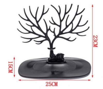 Geyik Tasarımlı Takı Standı Siyah - 3