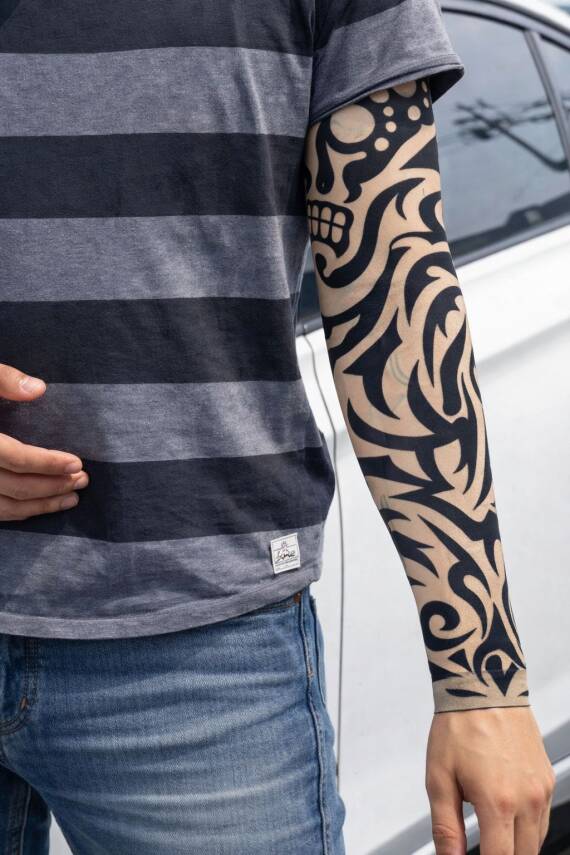 Giyilebilir Kol Dövmesi 3D Baskılı 2 Adet - Model 9 - 1