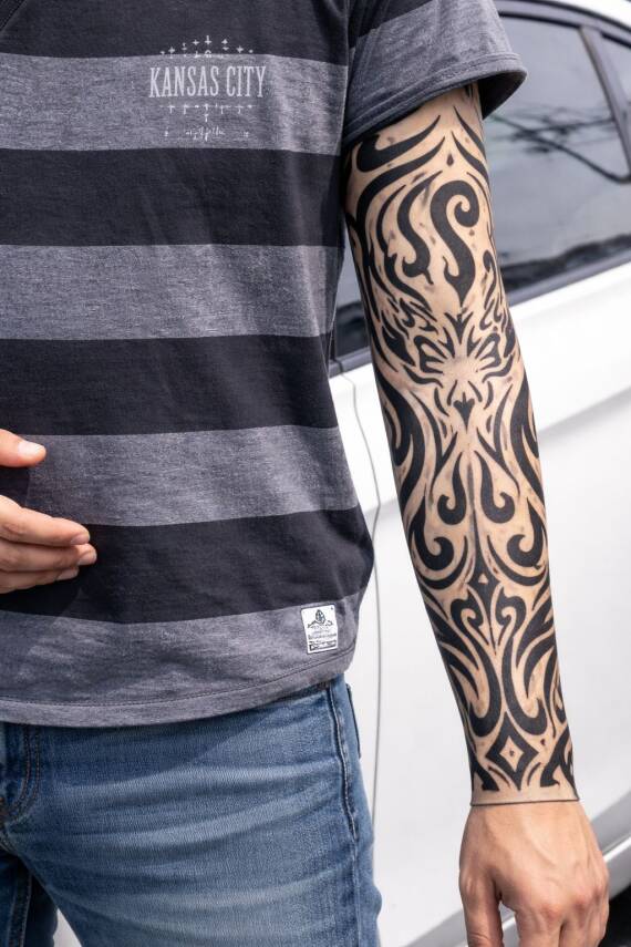 Giyilebilir Kol Dövmesi 3D Baskılı 2 Adet - Model 11 - 1