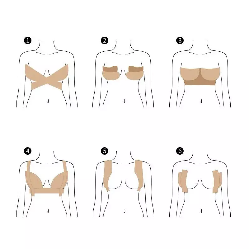 Göğüs Dikleştirme Bandı S Beden 2.5 Cm. - 1