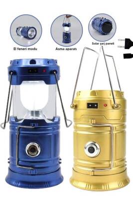 Güneş Enerjili Çok Fonksiyonlu Kamp Feneri - 3