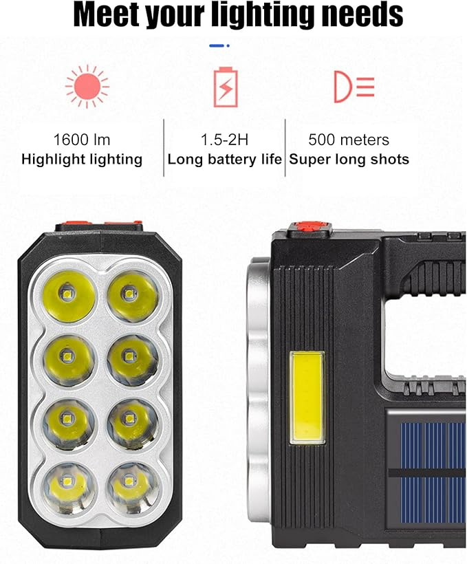 Güneş Enerjili Kamp Av Feneri - 4