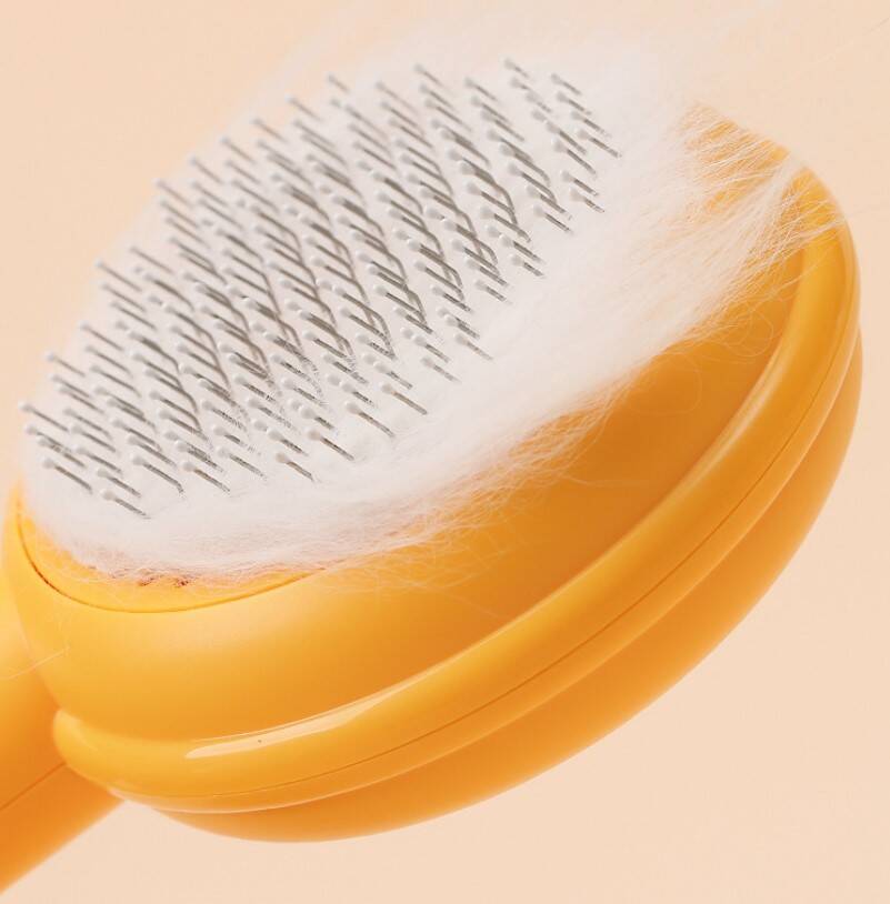 Hamburger Şekilli Otomatik Temizlenen Evcil Hayvan Tarağı - 2