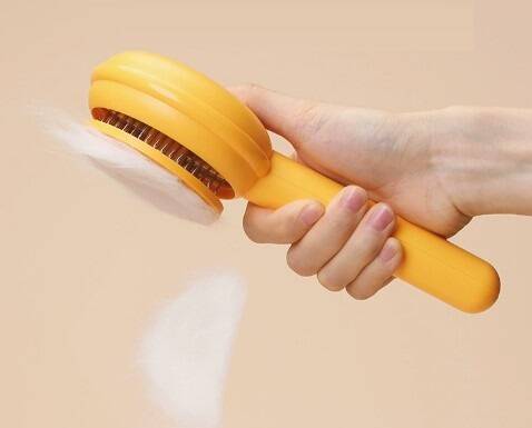 Hamburger Şekilli Otomatik Temizlenen Evcil Hayvan Tarağı - 5