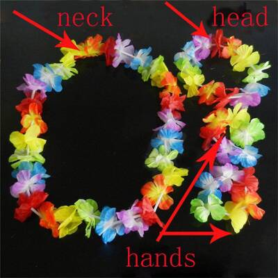 Hawaii Çiçekli Kolye Bileklik Seti (1)