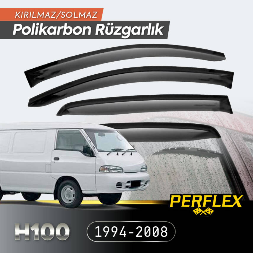 Hyundai H100 Minibüs 1994-2008 Cam Rüzgarlığı V2 Düz - 1