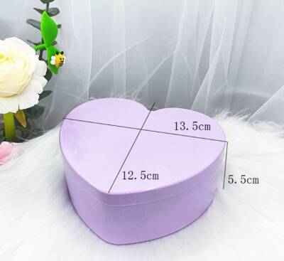 Kalp Tasarımlı Aynalı Takı Saklama Kutusu - 4