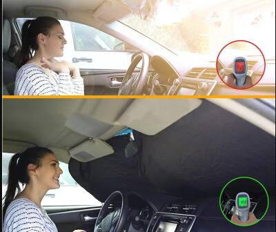 Katlanabilir Ön Cam Araba Güneşliği