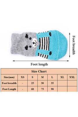 Kedi Köpek Kaydırmaz Örme Çorap (1)