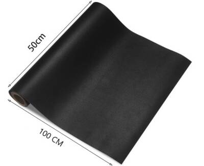 Kendinden Yapışkanlı Deri Döşeme Tamir Kiti Siyah 100x50 (1)