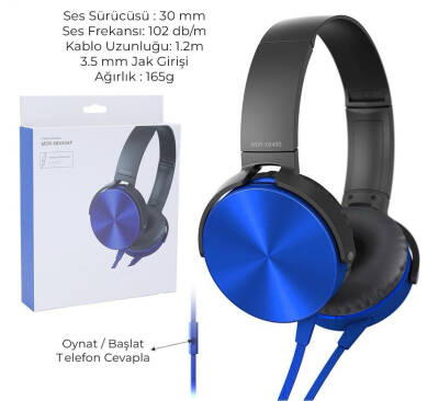 Kulak Üstü Kablolu Kulaklık - 3