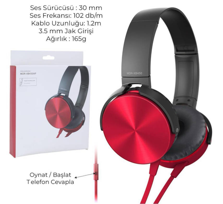 Kulak Üstü Kablolu Kulaklık - 4