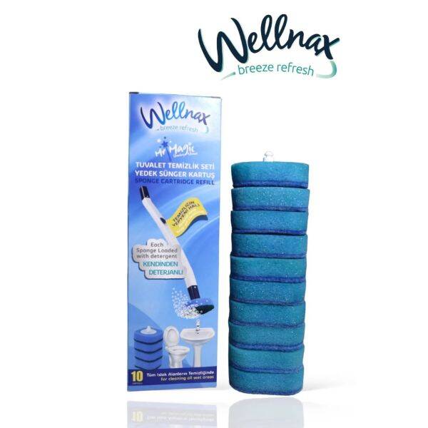 Kullan At Süngerli Tuvalet Temizleme Yedek Başlık - 1