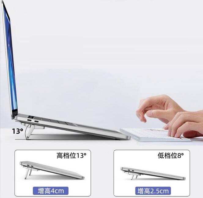 Laptop Standı 2 Kademeli Yükseltme Ayarlı - 2 Adet - 5