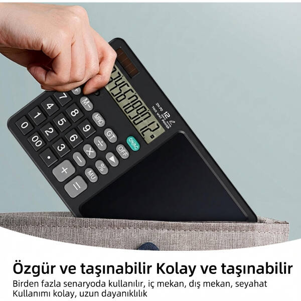 LCD Yazı Ekranlı Hesap Makinesi - 5