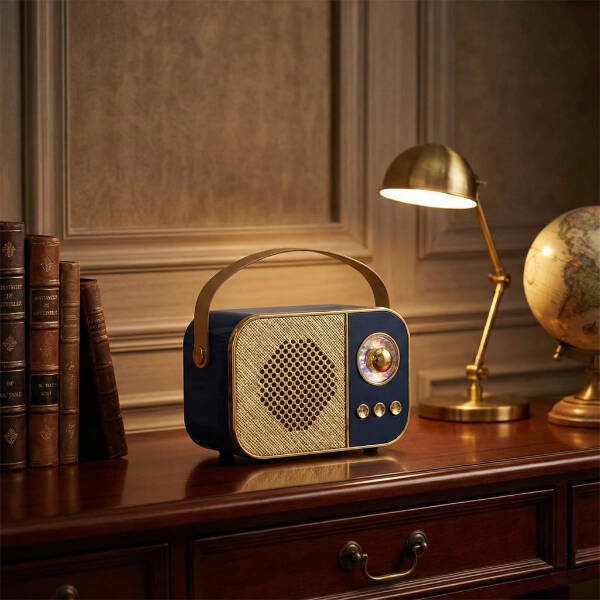 LED Aydınlatmalı Hoparlör Siyah - 1