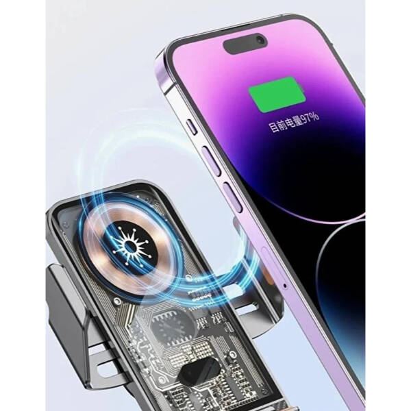 Magsafe Şarj Özellikli Araç Telefon Tutucu - 4
