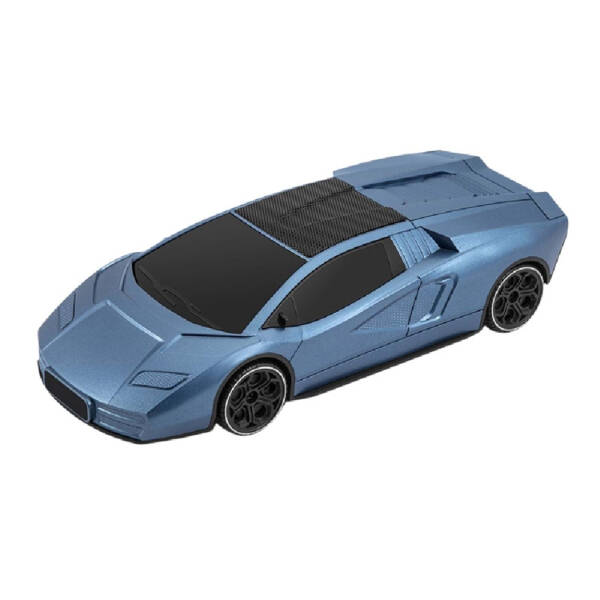 Mavi Model Araba Tasarımlı Hoparlör - Bluetooth USB Özellikli - 1