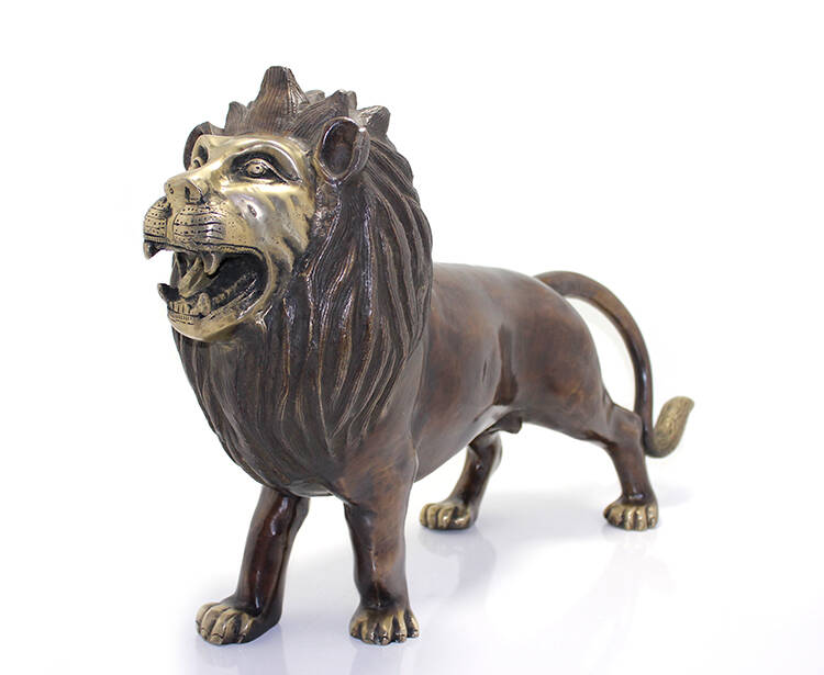 Metal Aslan Biblosu 60 Cm - 1