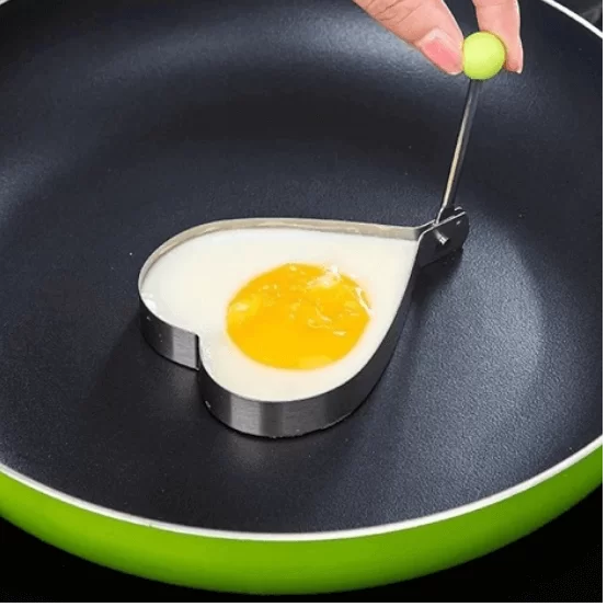 Metal Kalp Omlet Krep Kalıbı - 1
