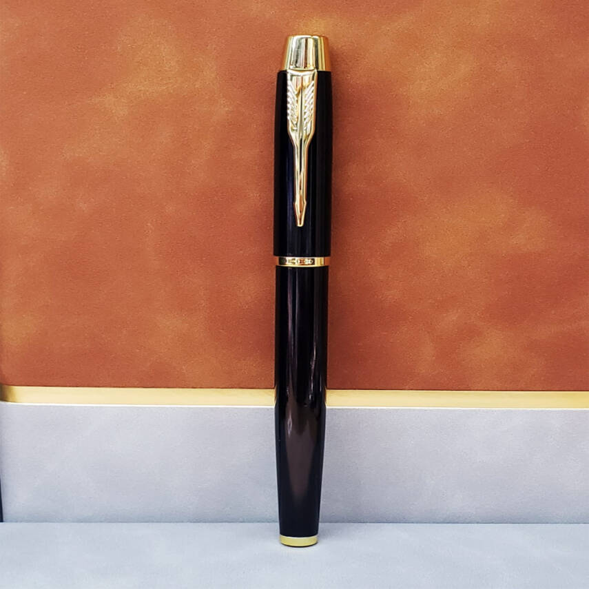 Metal Siyah Roller Tükenmez Kalem - 1