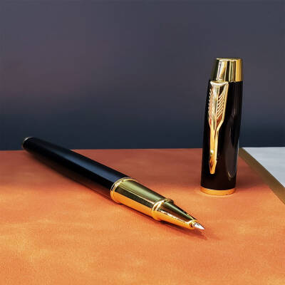 Metal Siyah Roller Tükenmez Kalem (1)
