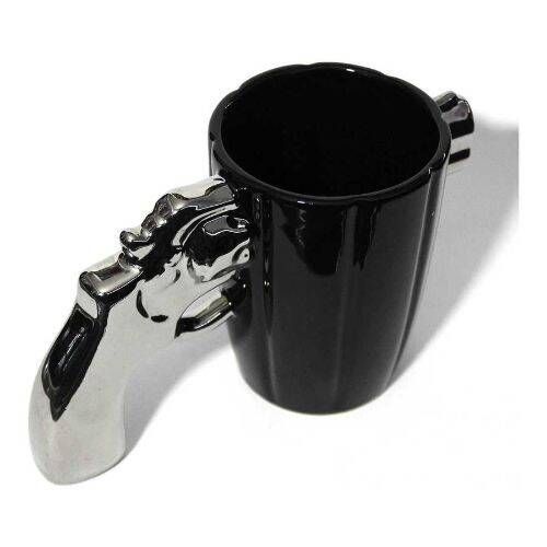 Metalik Silah Tasarımlı Kupa Bardak - 4