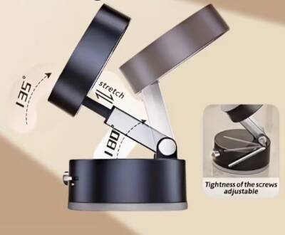 Mıknatıslı Katlanabilir Telefon Tutucu - Torpido ve Cam Uyumlu - 4