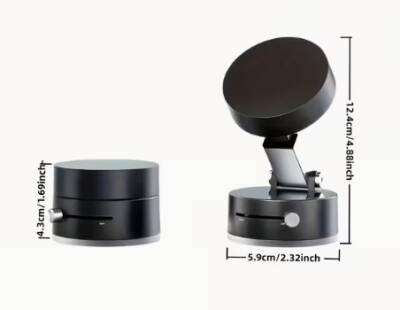 Mıknatıslı Katlanabilir Telefon Tutucu - Torpido ve Cam Uyumlu - 5