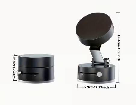 Mıknatıslı Katlanabilir Telefon Tutucu - Torpido ve Cam Uyumlu - 5