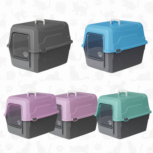 Mikopet Deluxe Kapalı Kedi Tuvaleti - 1