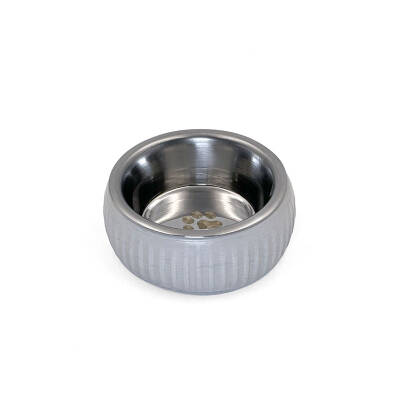 Mikopet Organik Seramik Mama Kabı Gri - 3