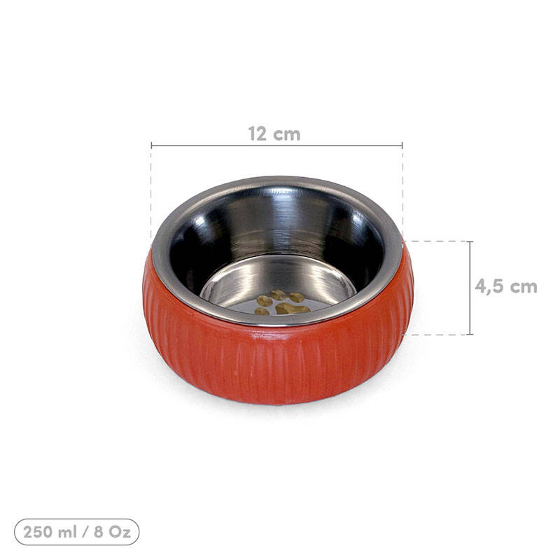 Mikopet Organik Seramik Mama Kabı Kiremit - 2