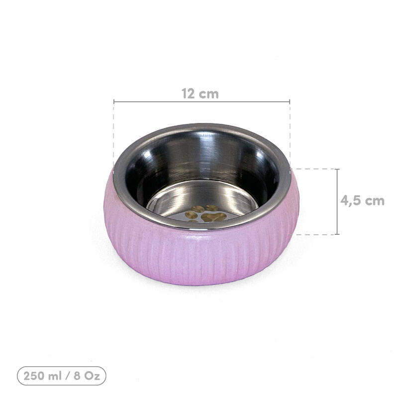 Mikopet Organik Seramik Mama Kabı Pembe - 5