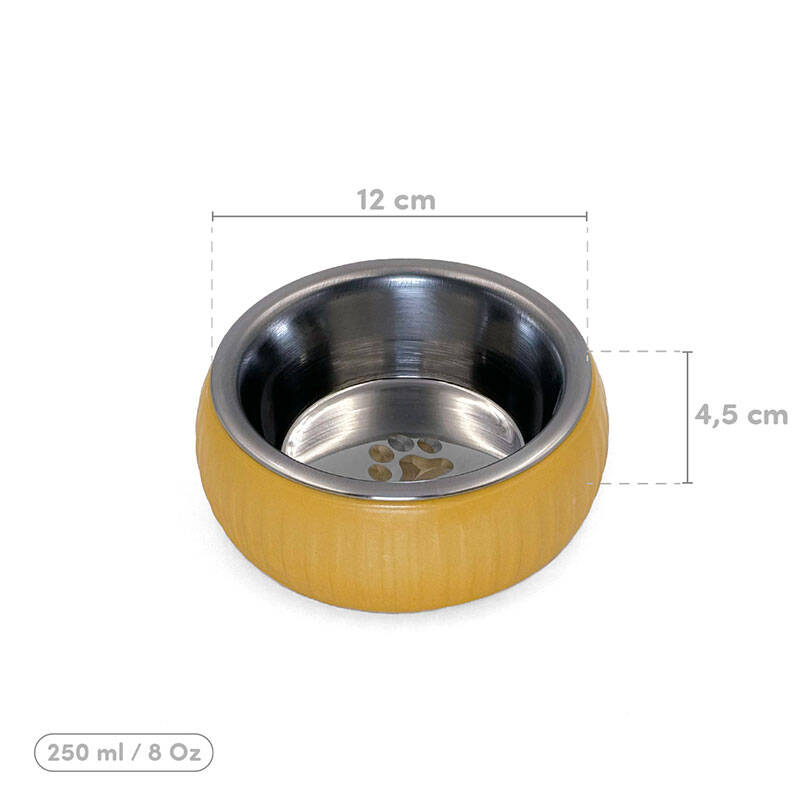 Mikopet Organik Seramik Mama Kabı Sarı - 4