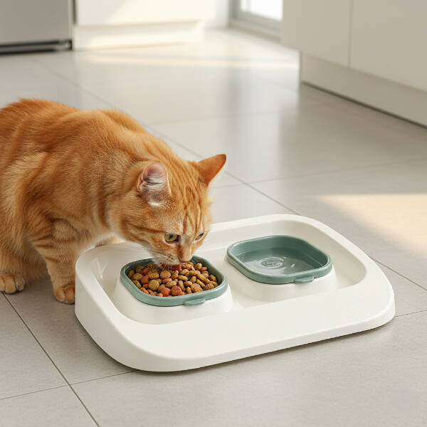 Mikopet Yeşil 2'si 1 Arada Mama Ve Su Kabı - 2