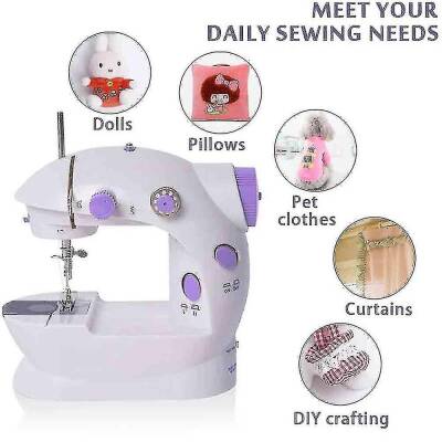 Mini Ev Dikiş Makinesi Pedallı Sewing Machine (1)
