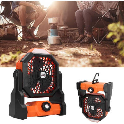 Mini Şarjlı Ledli Kare Fan (1)