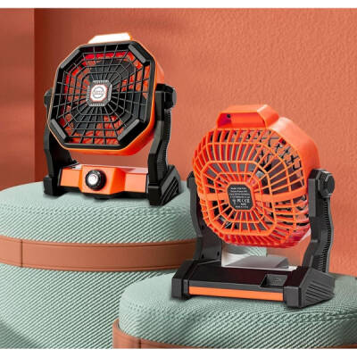 Mini Şarjlı Ledli Kare Fan - 3